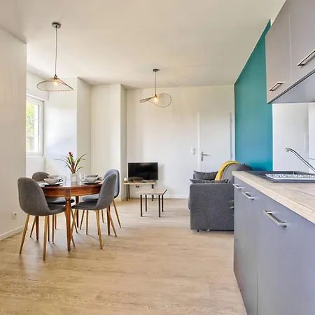 Sejour Cotier A Merville-franceville Pour 4 Personnes, Wifi, Parking - Fr-1-788-72 شقة *