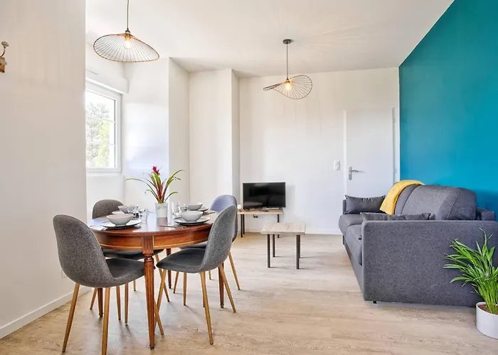 公寓 Sejour Cotier A Merville-franceville Pour 4 Personnes, Wifi, Parking - Fr-1-788-72